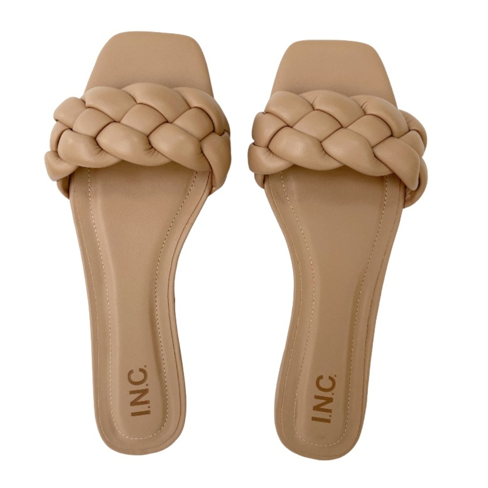 I.N.C. Partee Nude Slide Sandals Size 10M New